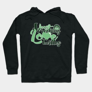 'I Just Freaking Love Turtles' Cool Turtle Sea Gift Hoodie